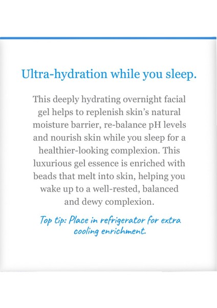 Ultra Hydrating Alkaline Overnight Facial 30 Ml. - Ultra Nemlendirici Alkali Gece Maskesi