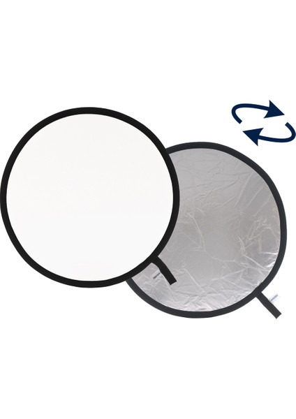 3031 Katlanabilir Reflektör 75 cm Gümüş - Beyaz