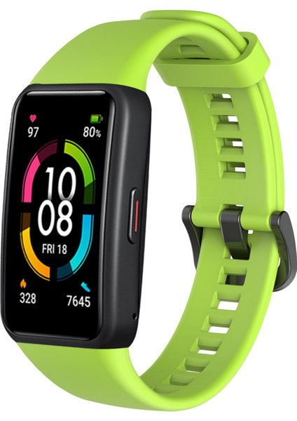 Huawei Band 6 Silikon Kordon Premium Spor Kayış - Tam Uyumlu Pim Tasarımı - 14 Renk modelleri