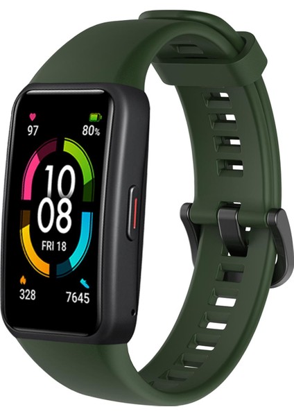 Huawei Band 6 Silikon Kordon Premium Spor Kayış - Tam Uyumlu Pim Tasarımı - 14 Renk modelleri