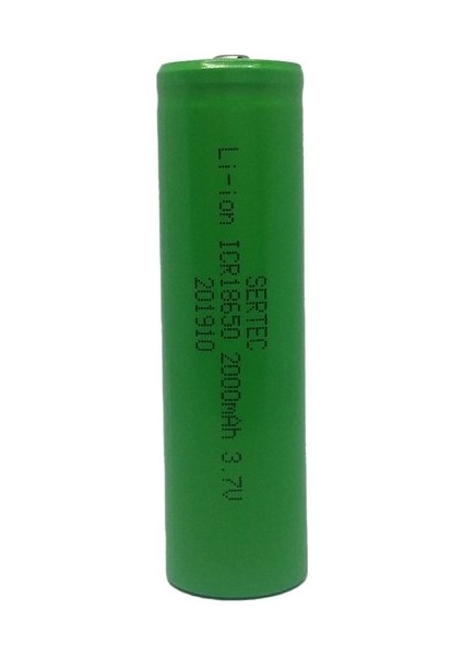 18650 3.7V 2000 Mah Lityum Pil