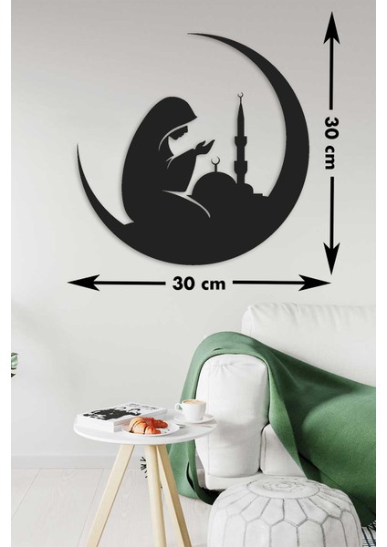 1 Parça Dua Eden Kadın Camii Islami Dini Duvar Tablosu
