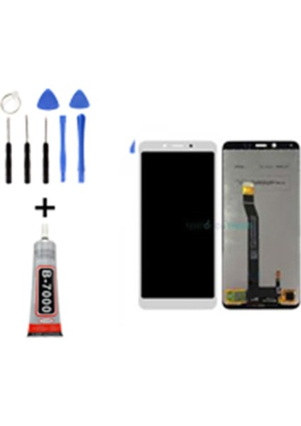 Xiaomi Redmi 6A LCD Ekran Dokunmatik + Tamir Seti Beyaz