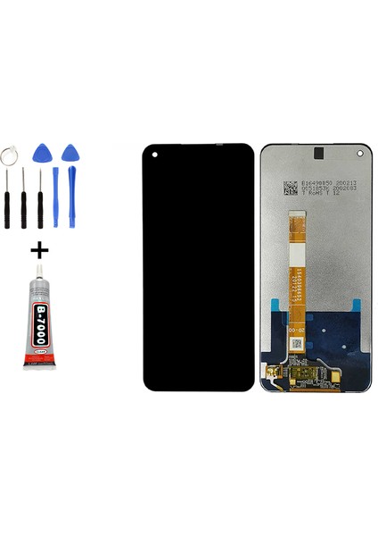 Realme 6 LCD Ekran Dokunmatik + Tamir Seti Siyah