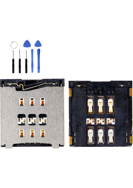 Iphone 6 Uyumlu Sim Yuvası + Tamir Seti