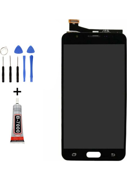 Samsung J7 Prime G610 LCD Ekran Dokunmatik + Tamir Seti Mavi