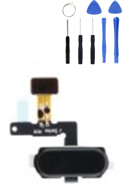 Samsung J8 J810 Uyumlu Home Tuş Bordu + Tamir Seti Gold