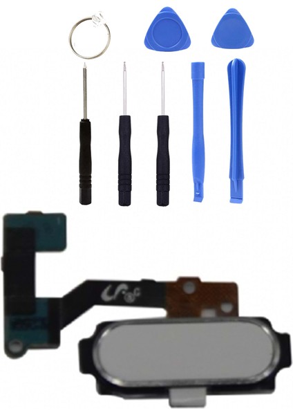 Samsung M30S M307 Uyumlu Home Tuş Bordu + Tamir Seti Mavi