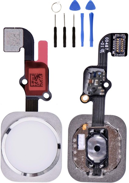 IPhone 6s Plus Uyumlu Home Tuş Bordu + Tamir Seti Gold