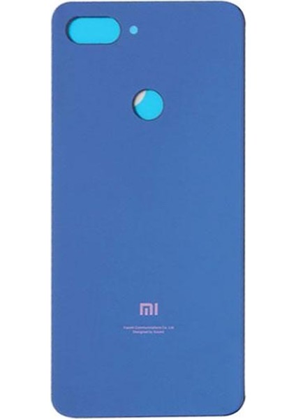 Xiaomi Mi 8 Lite Arka Kapak Batarya Pil Kapağı Gümüş