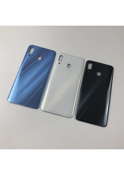 Samsung A30S SM-A307 Arka Kapak Batarya Pil Kapağı Beyaz