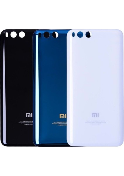 Xiaomi Mi 6 Arka Kapak Batarya Pil Kapağı Gümüş