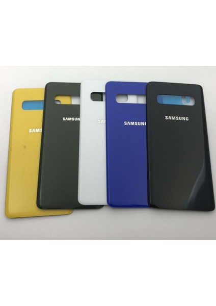 Telefon Kulübesi Samsung S10 G937 Arka Kapak Batarya Pil Kapağı Gümüş