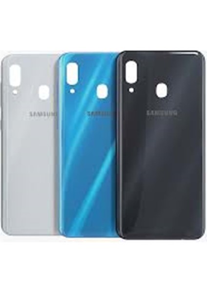 Samsung A30 SM-A305F Arka Kapak Batarya Pil Kapağı Siyah