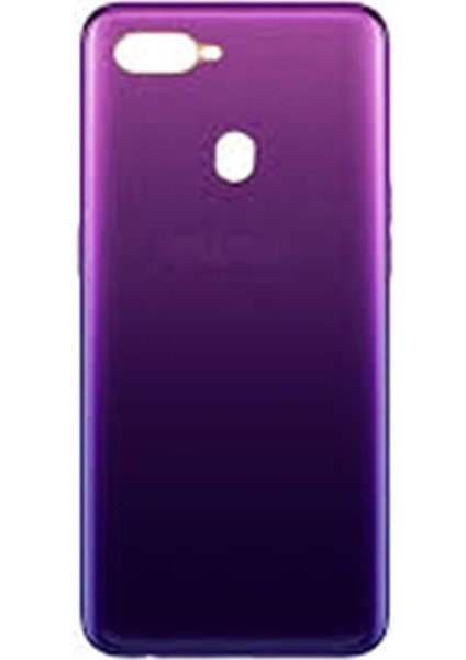 Oppo F9 Pro Arka Kapak Batarya Pil Kapağı Gümüş