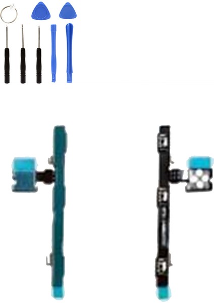 Xıaomi Mi 8 Pro Uyumlu On Off Power Yan Ses Film Flex + Tamir Seti