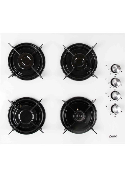 ZS4008W Beyaz Ankastre Set -Cam Davlumbaz-Cam Ocak- Dijital Fırın( ZD1022W-ZO22422W-ZF3022W)