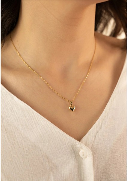 14 Ayar Altın Kalp Kolye fiyatları