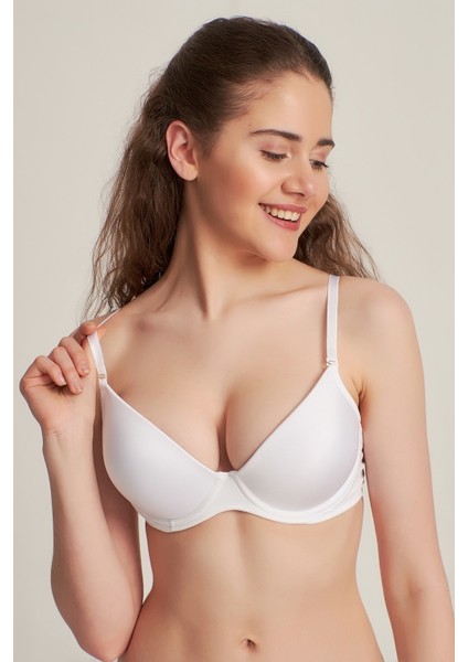 Kadın 7101810 Destekli Basic Bra Sütyen Beyaz
