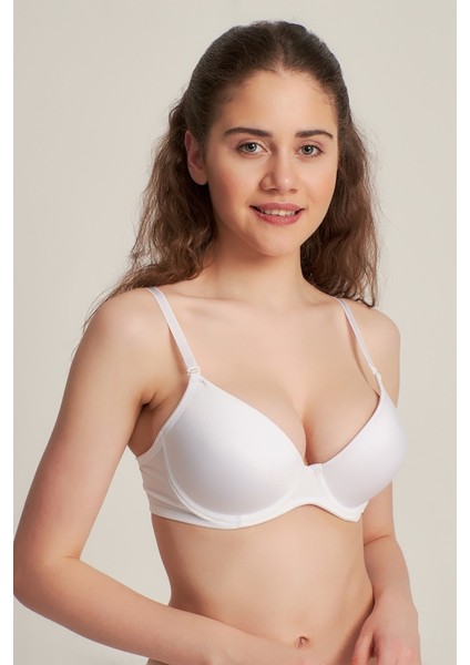 Kadın 7101810 Destekli Basic Bra Sütyen Beyaz