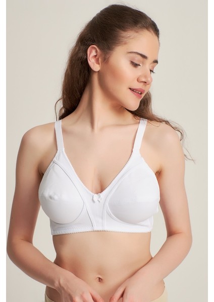 Kadın 315101 Toparlayıcı Minimizer Desteksiz Sütyen Beyaz fiyatları