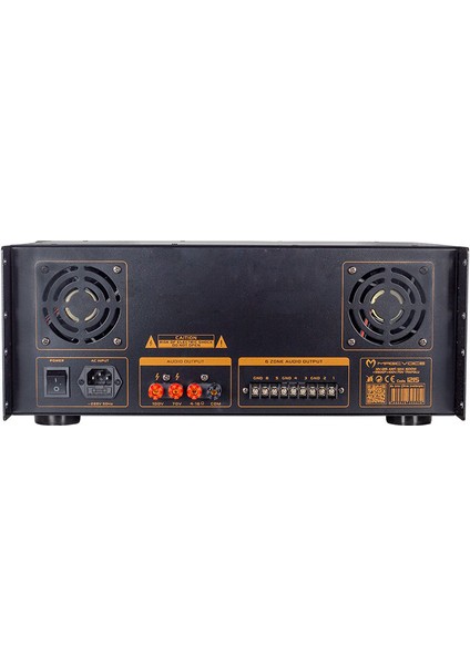 MV-1215 Usb-Bt-Uk Rms 200W - MAX.1600W 6 Zon Trafolu Küp Mixer Anfi