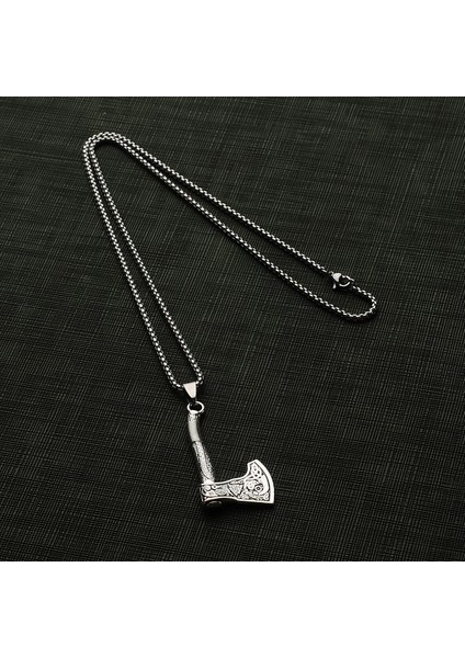 Viking Valknut Iskandinav Savaşçı Çelik Kolye fiyatları