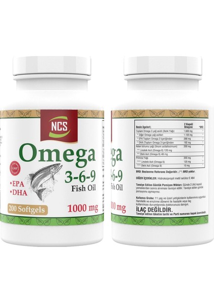 Omega 3-6-9 Balık Yağı 1000 Mg Evening Primrose Oil Keten Tohumu Yağı Epa Dha & Nevfix Vitamin D3 Sıvı Sprey fiyatları