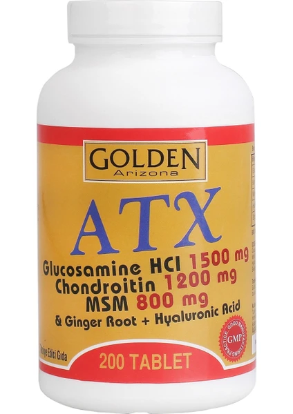 Golden Arizona Atx Glucosamine Chondroitin Msm 200 Tablet