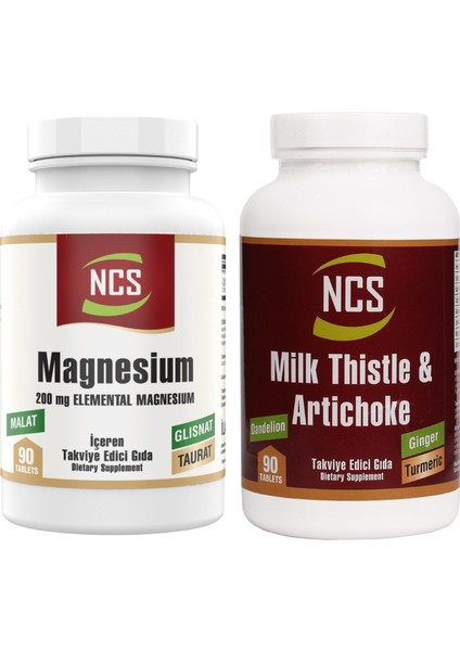 Zerdeçal Karahindiba Zencefil Maydanoz Deve Dikeni Enginar & Magnesium Malat Taurat Glisinat Element Formül
