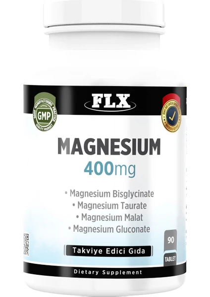 Magnezyum Magnesium Elementleri Complex 400 Mg 90 Tablet