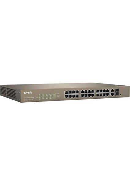 24PORT 440W Full Poe TEF1226P-24-440W 10/100/ 2X1000 1x Sfp Yönetilemez Switch fiyatları