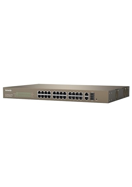 24PORT 440W Full Poe TEF1226P-24-440W 10/100/ 2X1000 1x Sfp Yönetilemez Switch modelleri