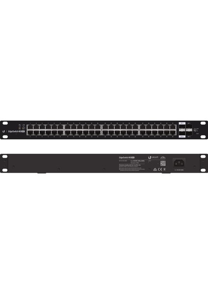 48PORT 750W Full Poe ES-48-750W Gıgabıt 2x Sfp-2x Sfp+ Yönetilebilir Switch