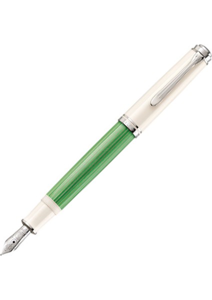 Souveran M605 Dolma Kalem Green White F Uç 818247