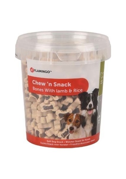 Chewn Snack Bones Kuzu ve Pirinçli Köpek Ödül Maması 500 gr