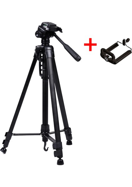 Cazipshop Profesyonel Fotoğraf Tripodu 156 cm + Tutacak