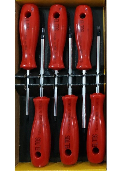 Torx Tornavida Seti 6 Parça