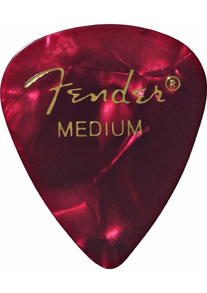 351 Premium Celluloid Picks Red Moto - Medium - 1 Adet Pena