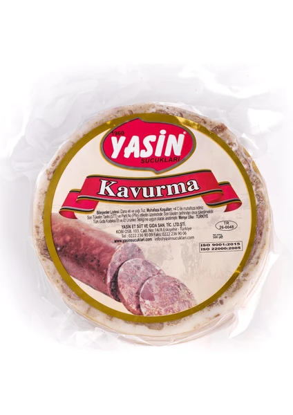 Yasin Sucukları Baton Kavurma 500 gr