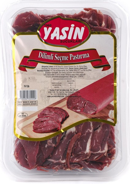 Seçme Dilimli Pastırma 500 gr