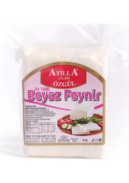 Atilla Çelebi Özgül Açö Az Yağlı Beyaz Peynir 650 gr