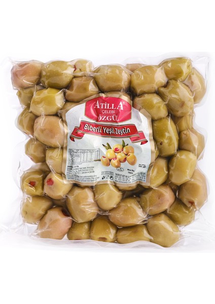 Açö Biberli Yeşil Zeytin 500 gr fiyatları