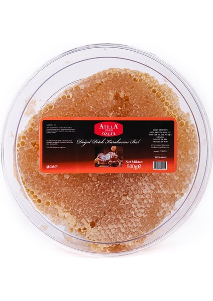 Yasin Gurme Açö Doğal Karakovan Petek Balı 500 gr