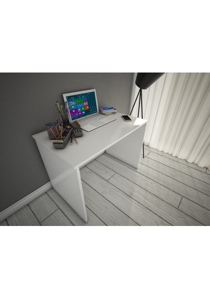 Homely Desk Çalışma Masası Laptop / Ofis / Ders Masası (Beyaz) 60 x 90