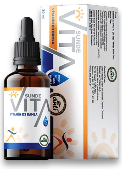 Devita Vitamin D3 1000 IU/600 Damla 30 ml x 2 Adet