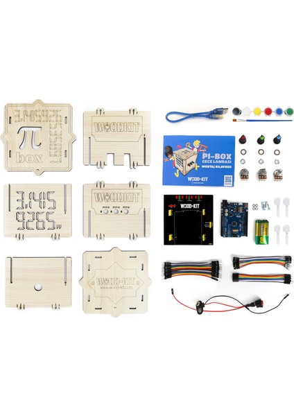 STEM Robotik Kodlama DIY Mucit Seti - Pi Box Gece Lambası