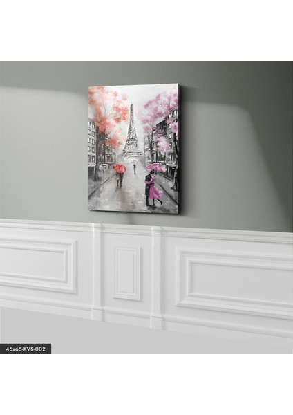 Eyfel Kulesi Aşk Kanvas - Canvas Tablo