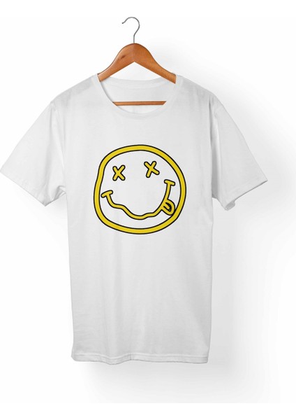 Nirvana Çocuk Beyaz Tişört