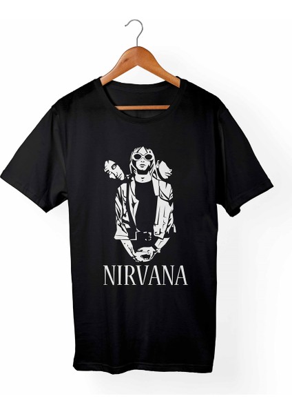 Nirvana Çocuk Siyah Tişört